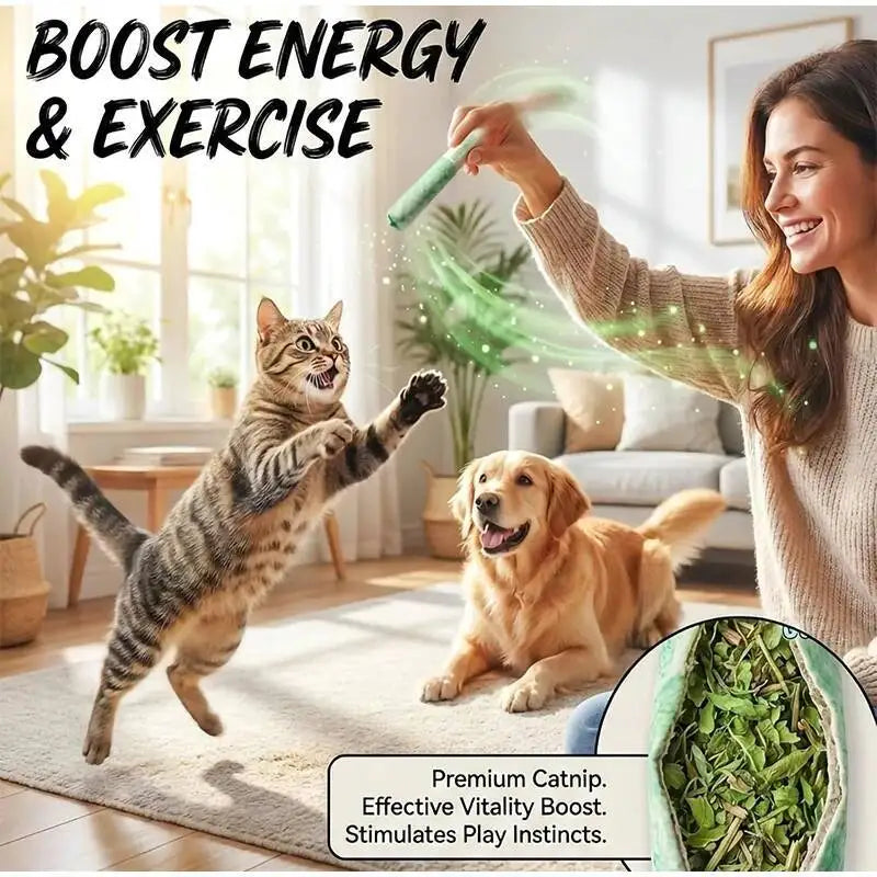 Purr-fectly Minty Cat Chew Sticks: The Feline Anti-Stress Cigarette Alternative!
