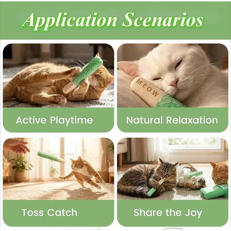 Purr-fectly Minty Cat Chew Sticks: The Feline Anti-Stress Cigarette Alternative!