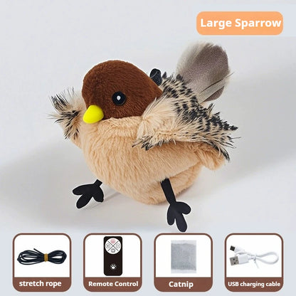 Flappy Bird Interactive Cat Toy with Remote Control 