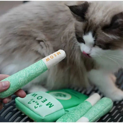 Purr-fectly Minty Cat Chew Sticks: The Feline Anti-Stress Cigarette Alternative!