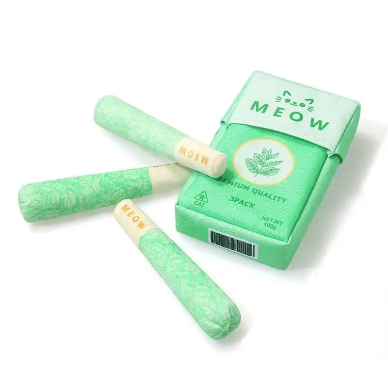 Purr-fectly Minty Cat Chew Sticks: The Feline Anti-Stress Cigarette Alternative!
