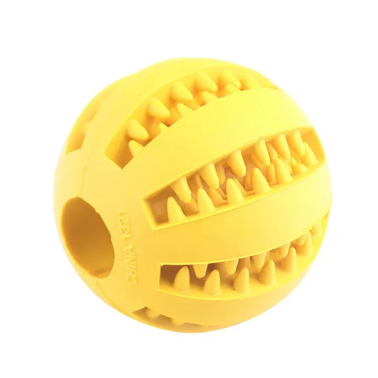 Dog Treat Feeder And Tooth Cleaning Ball