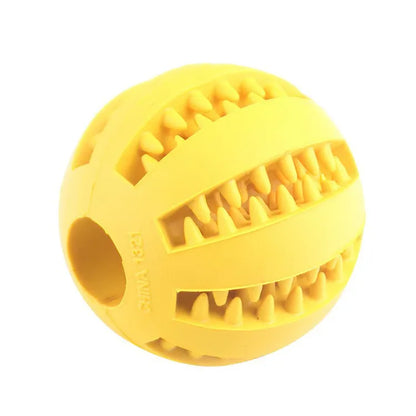 Dog Treat Feeder And Tooth Cleaning Ball
