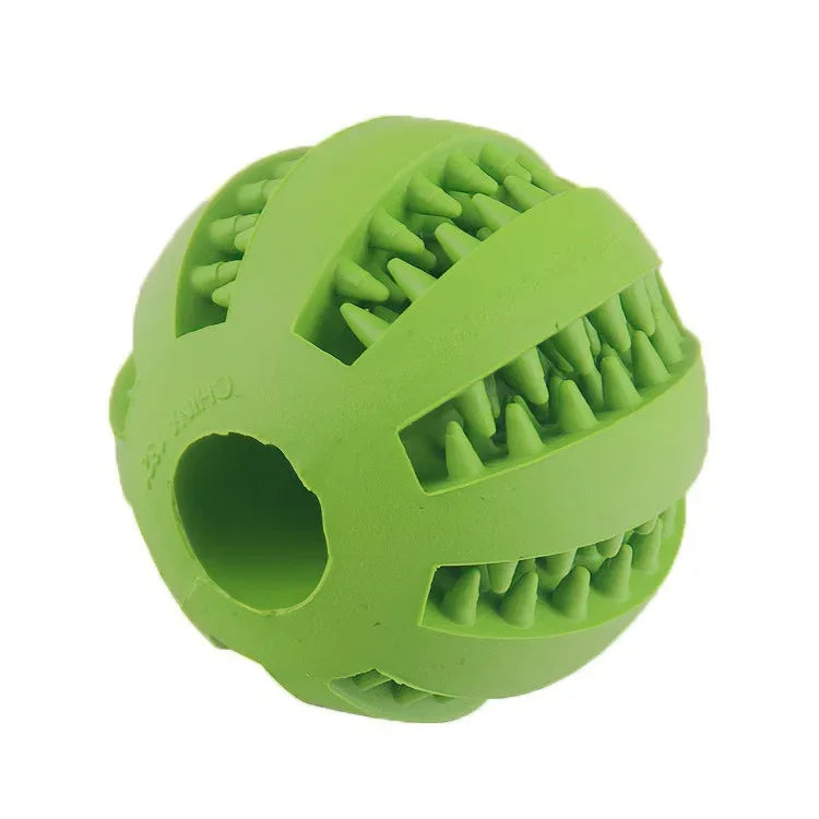 Dog Treat Feeder And Tooth Cleaning Ball
