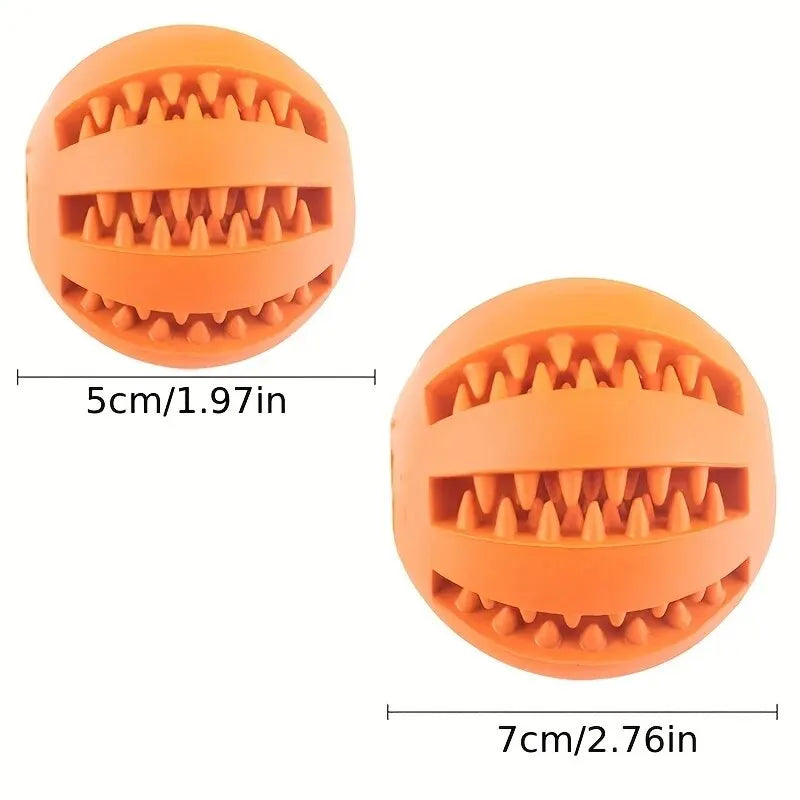 Dog Treat Feeder And Tooth Cleaning Ball