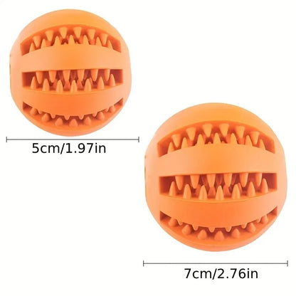Dog Treat Feeder And Tooth Cleaning Ball