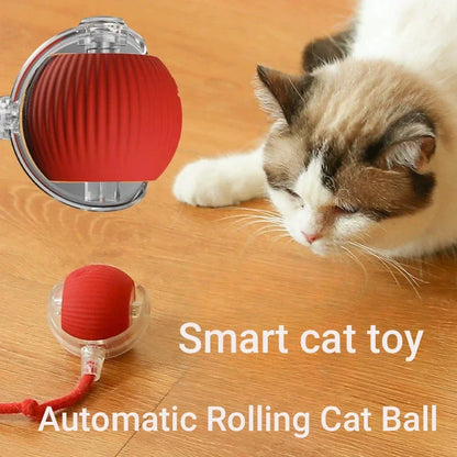 Feline Frenzy: The Purr-fectly Smart, Rechargeable Rolling Ball of Cat-tastic Shenanigans!