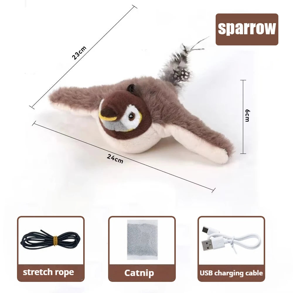 Flappy Bird Interactive Cat Toy with Remote Control 