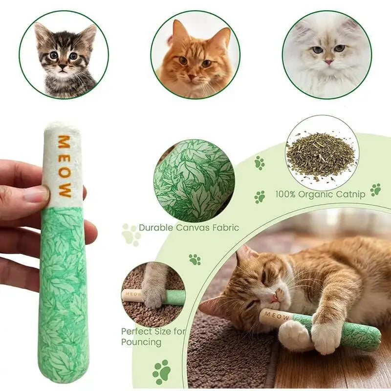 Purr-fectly Minty Cat Chew Sticks: The Feline Anti-Stress Cigarette Alternative!