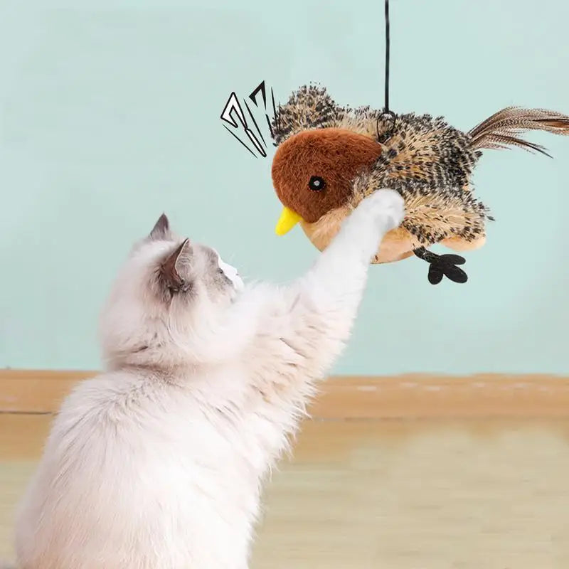 Flappy Bird Interactive Cat Toy with Remote Control 